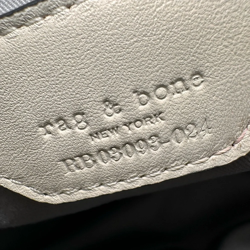 Rag & Bone White Leather Hobo Bag - Picture 10 of 13